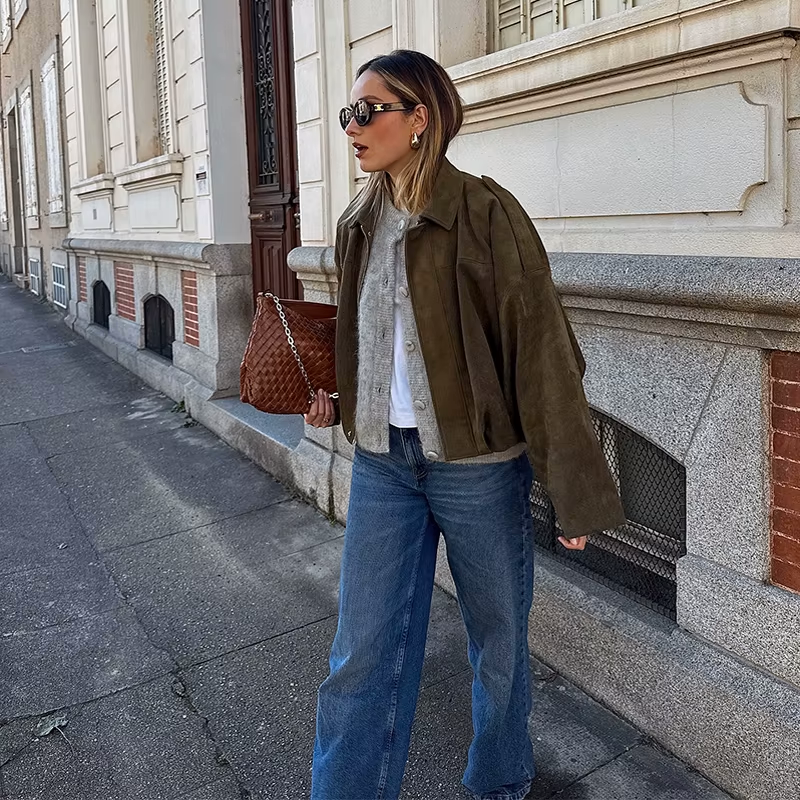 ZA - Oversized Suede Jacket