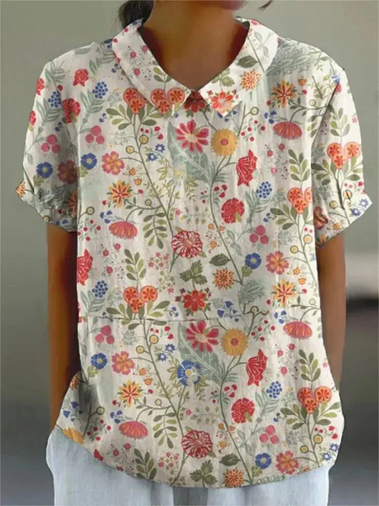 Susie | Blouse with floral print