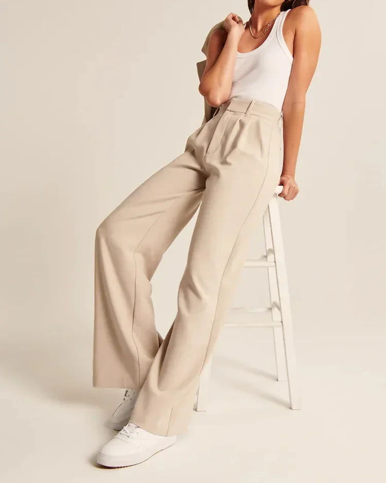 Elegante Wijde Pantalon Broek Dames