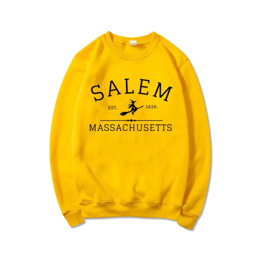 Blijves - Comfortabele Grafische Sweatshirt Met Salem Print – Dames Trui