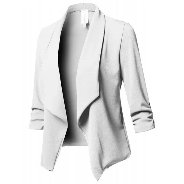 Chiquee - Casual Dames Blazer Met Waterfall Design - Comfortabel en Stijlvol