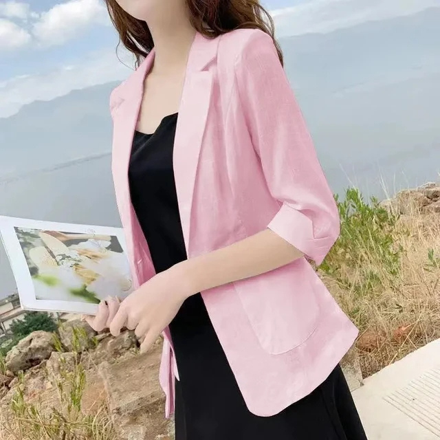 Belvixe - Elegante Dames Blazer Met Lange Pasvorm - Ideaal Voor Werk