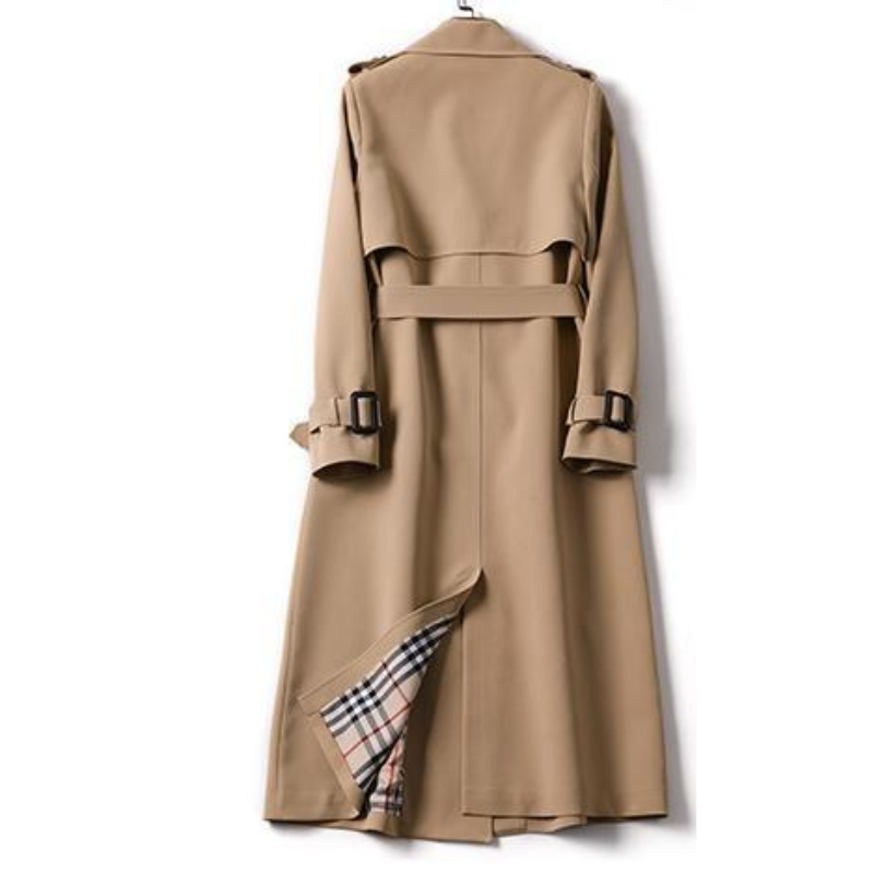 Coatify -  Klassieke Lange Trenchcoat voor Vrouwen - Stijlvolle Trenchcoat Dames