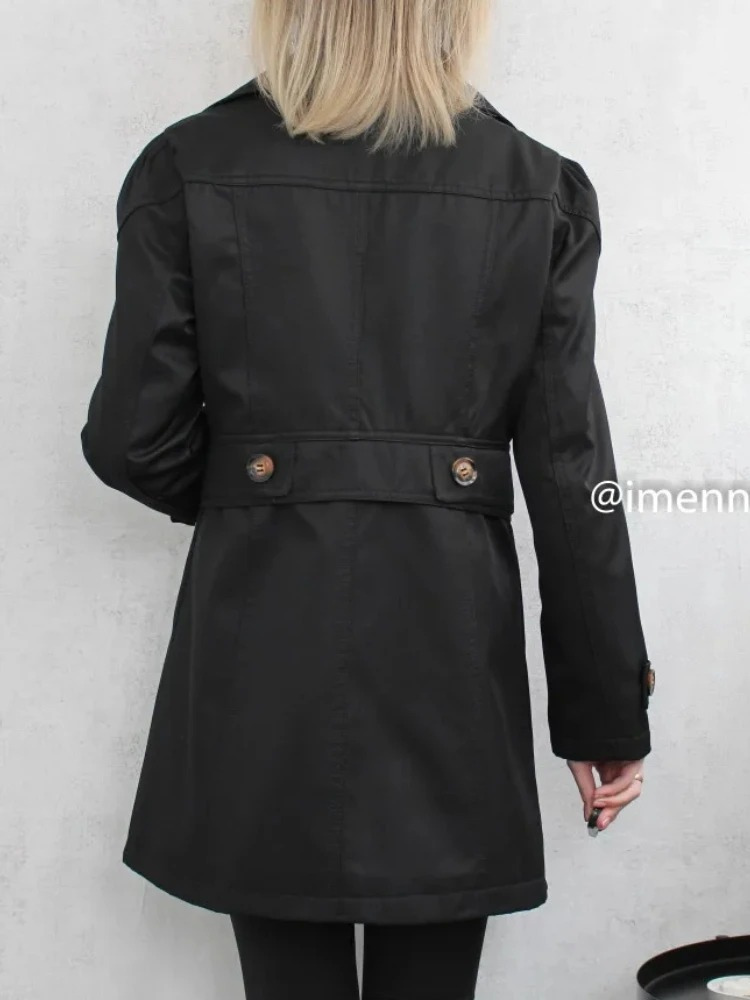 Fraujas -  Casual Lichtgewicht Trenchcoat voor Vrouwen - Stijlvolle Trenchcoat Dames