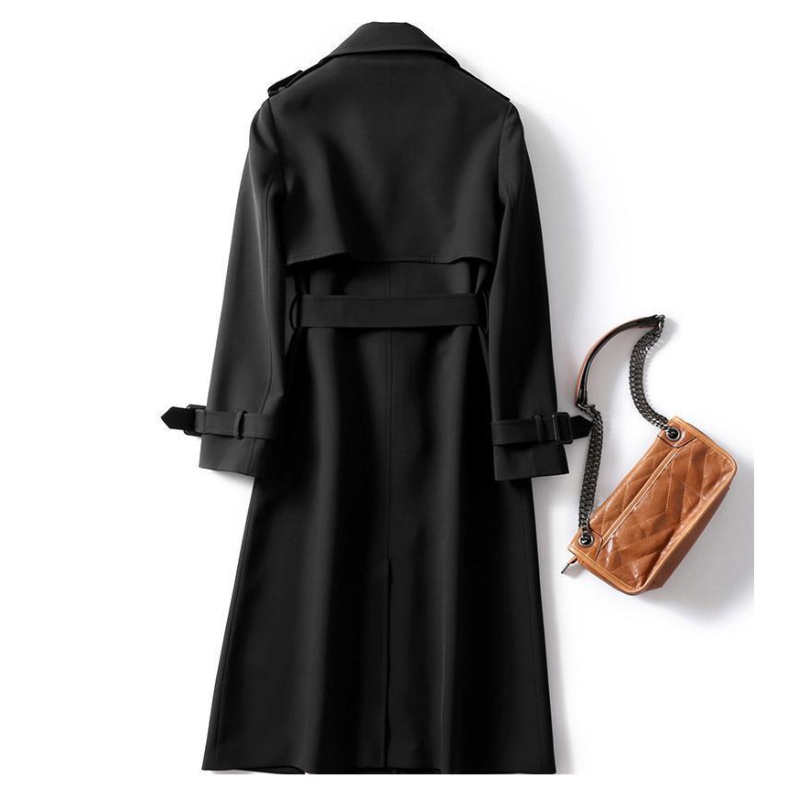 Coatify -  Klassieke Lange Trenchcoat voor Vrouwen - Stijlvolle Trenchcoat Dames