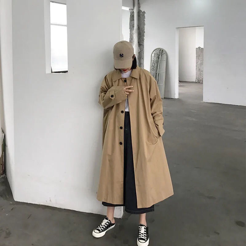 ChicFit - Oversized Casual Trenchcoat voor Vrouwen - Trenchcoat met Ruime Pasvorm Dames