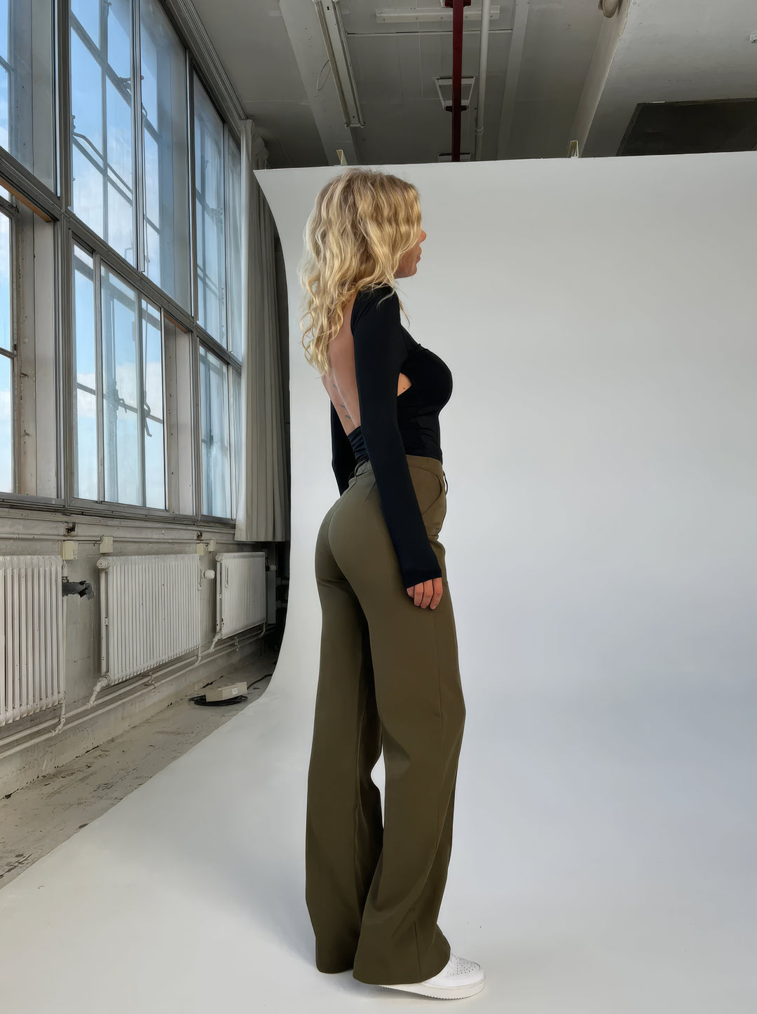 Lorena - Stijlvolle Dames Broek Met Wijde Pijpen