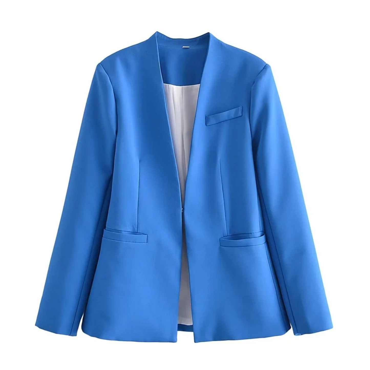 MODA Polo kraag, slim fit, multi-kleur dames blazer