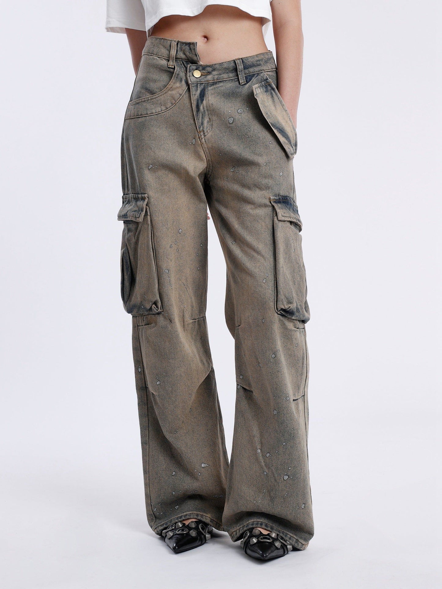 Femke - Vintage diepgewassen jeans