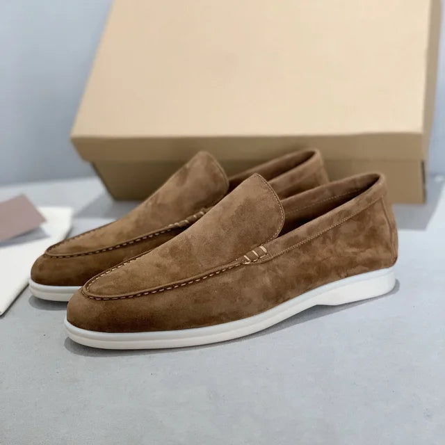 Auralie | Super stijlvolle en comfortabele luxury leren loafers voor mannen