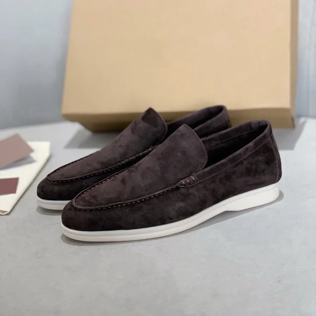 Auralie | Super stijlvolle en comfortabele luxury leren loafers voor mannen