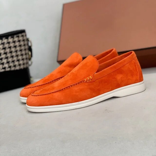 Auralie | Super stijlvolle en comfortabele luxury leren loafers voor mannen