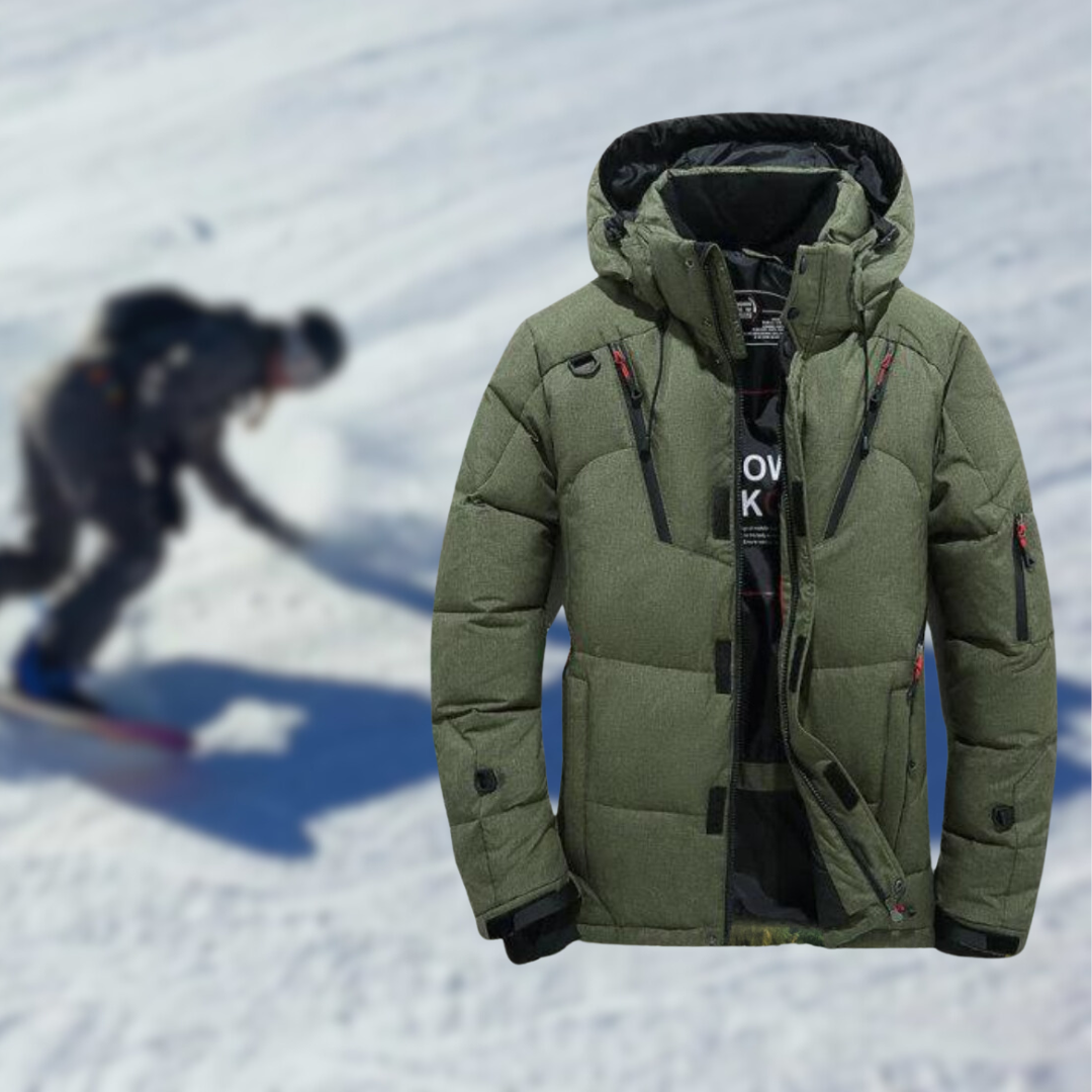 Goose Parka | Winterjas van topkwaliteit voor heren met een afneembare capuchon.