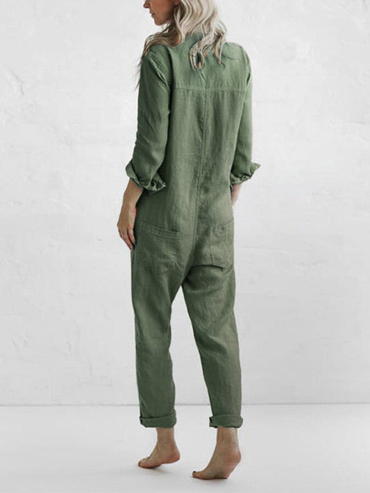 Jumpsuit met lange mouwen