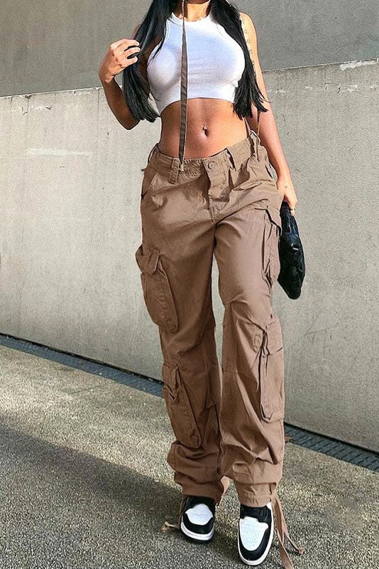 Street Style Denim Pants