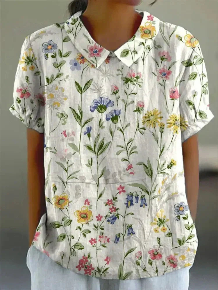 Susie | Blouse with floral print