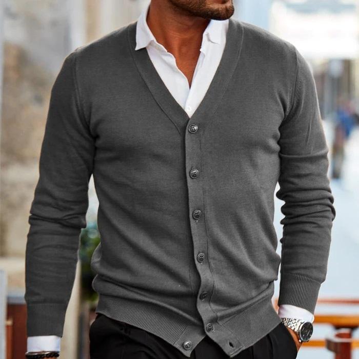 Steve's - Casual Luxe Cardigan Vest Heren