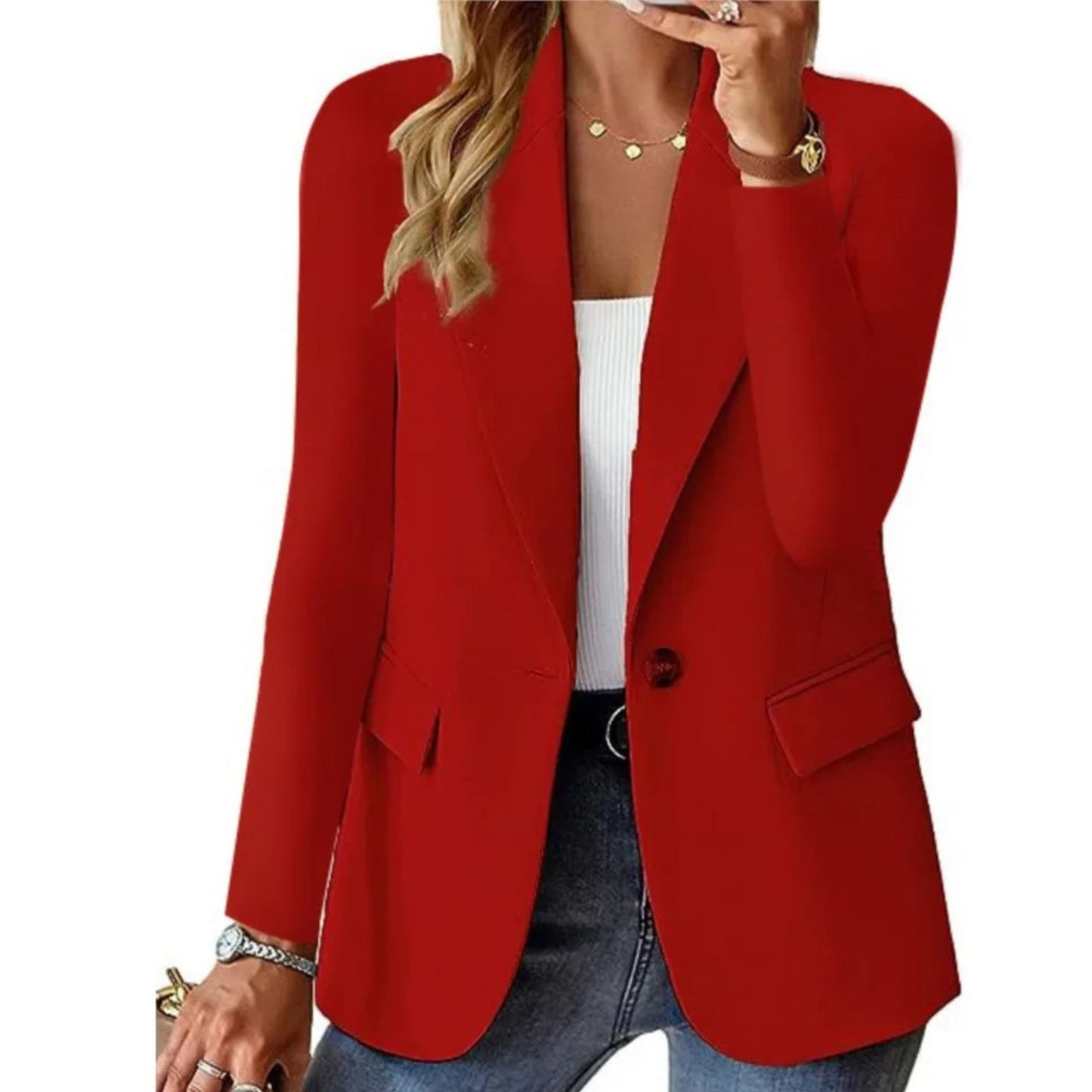 Nina | Casual lange mouw dames blazer