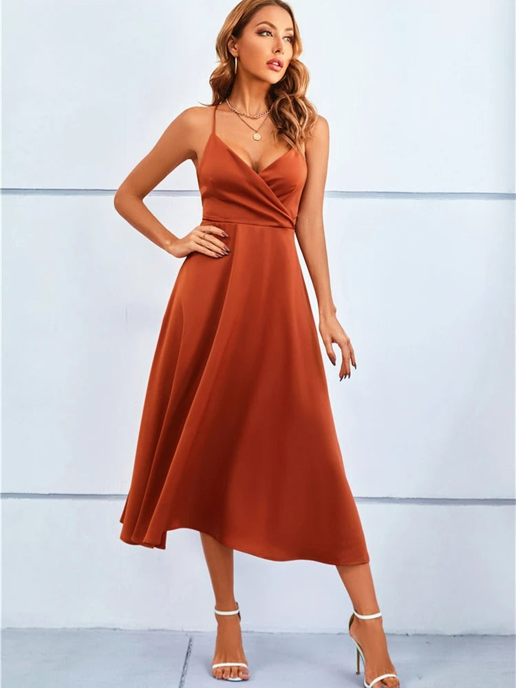 Elegante Strapless Maxi Jurk Dames