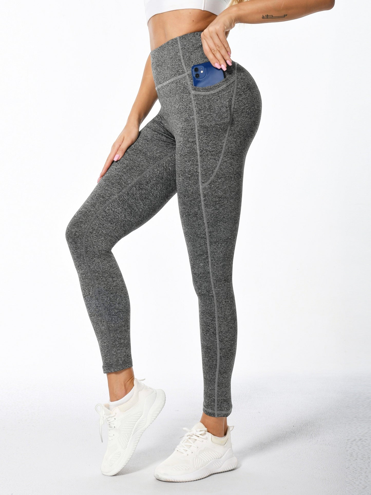 Sophie | Zachte stretchy dames sportleggings met billift en zakken