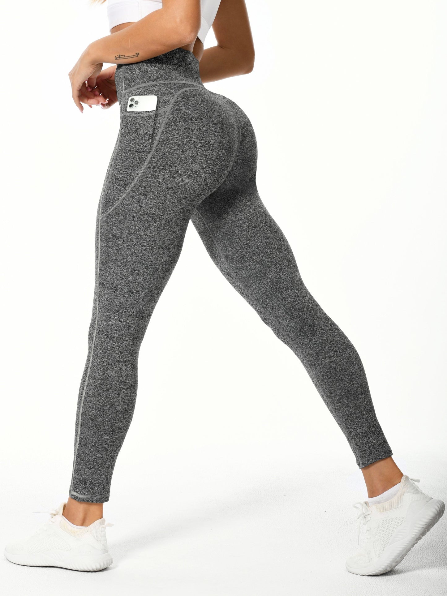 Sophie | Zachte stretchy dames sportleggings met billift en zakken