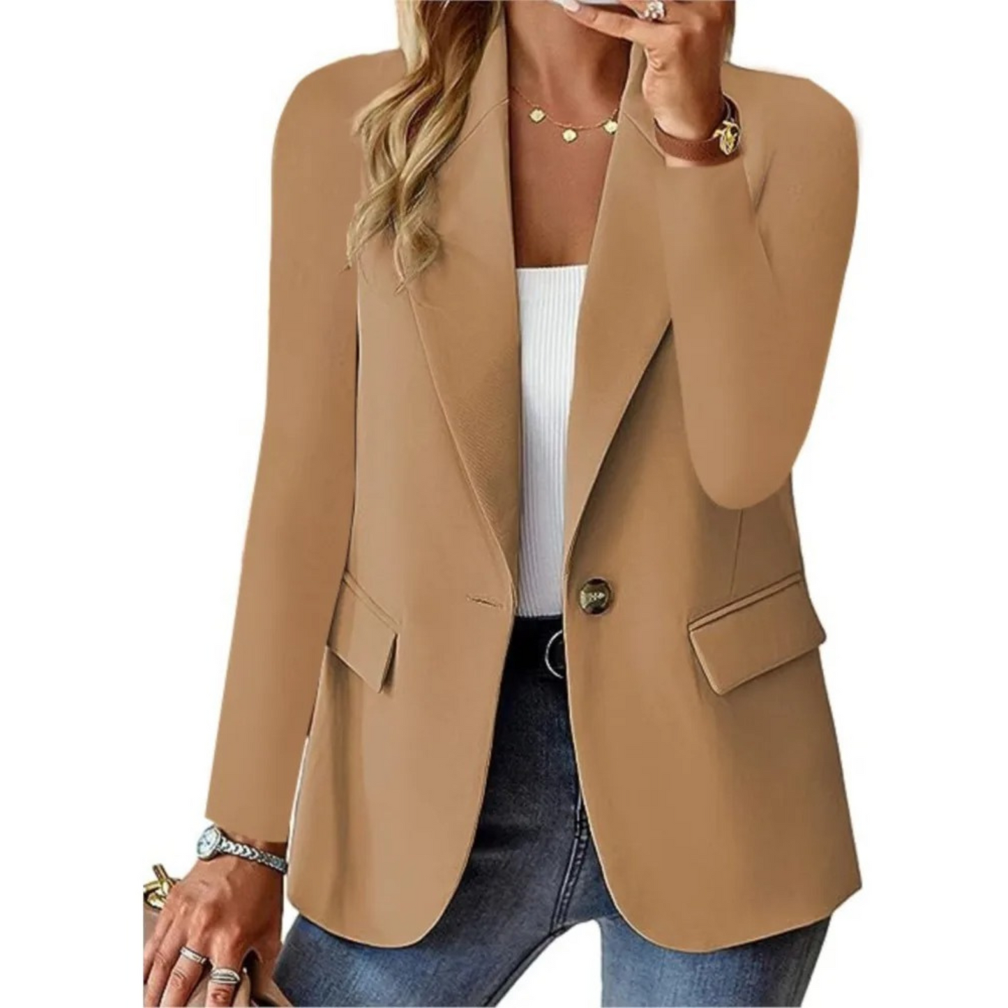 Nina | Casual lange mouw dames blazer