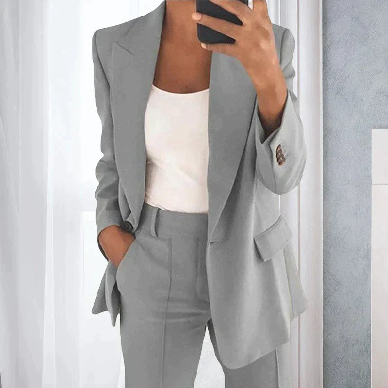 Chaveli - Elegante 2-Delige Set Blazer & Broek