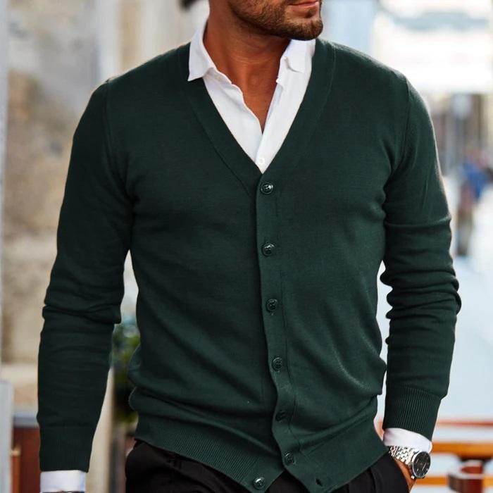 Steve's - Casual Luxe Cardigan Vest Heren