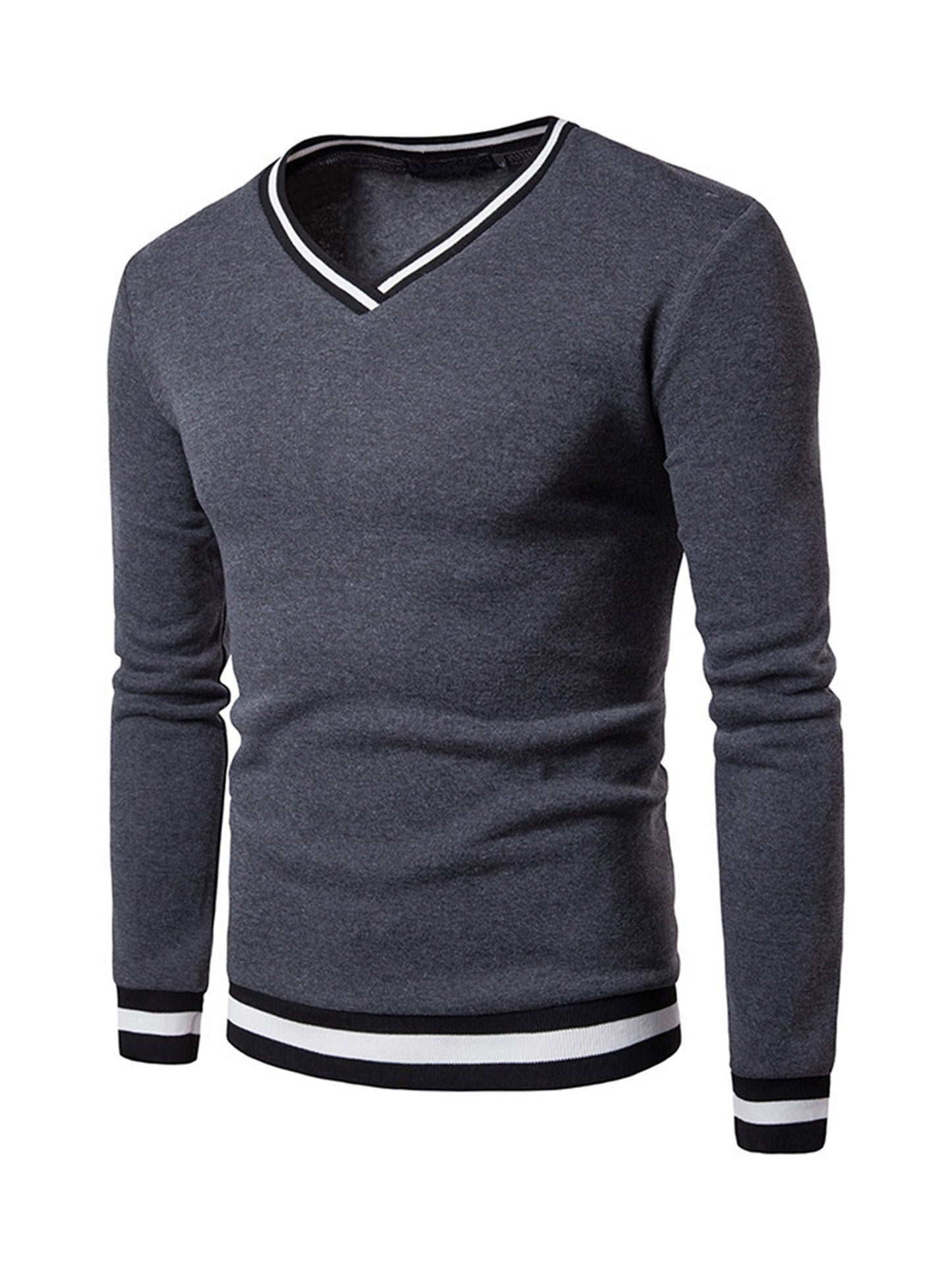 Lars | Warm herensweatshirt met kleurblok