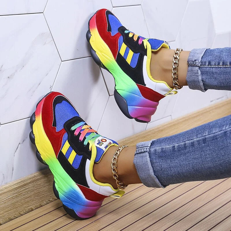 Helen - Kleurrijke orthopedische sneakers met stijl