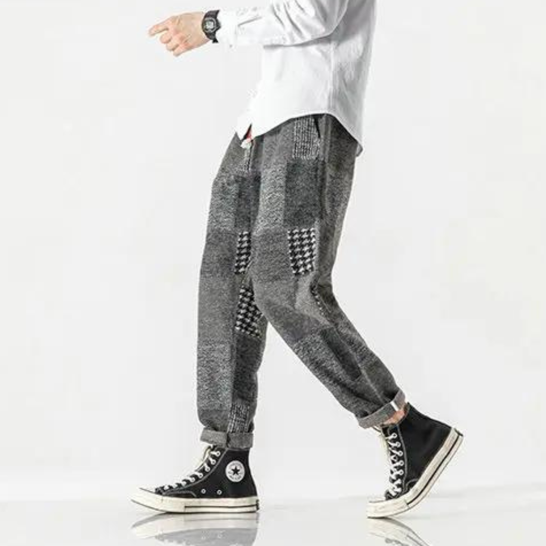 Patchwork joggingbroek