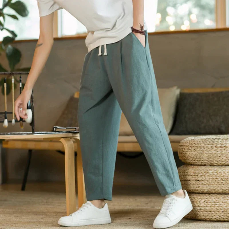 Såke | Katoenen pantalon