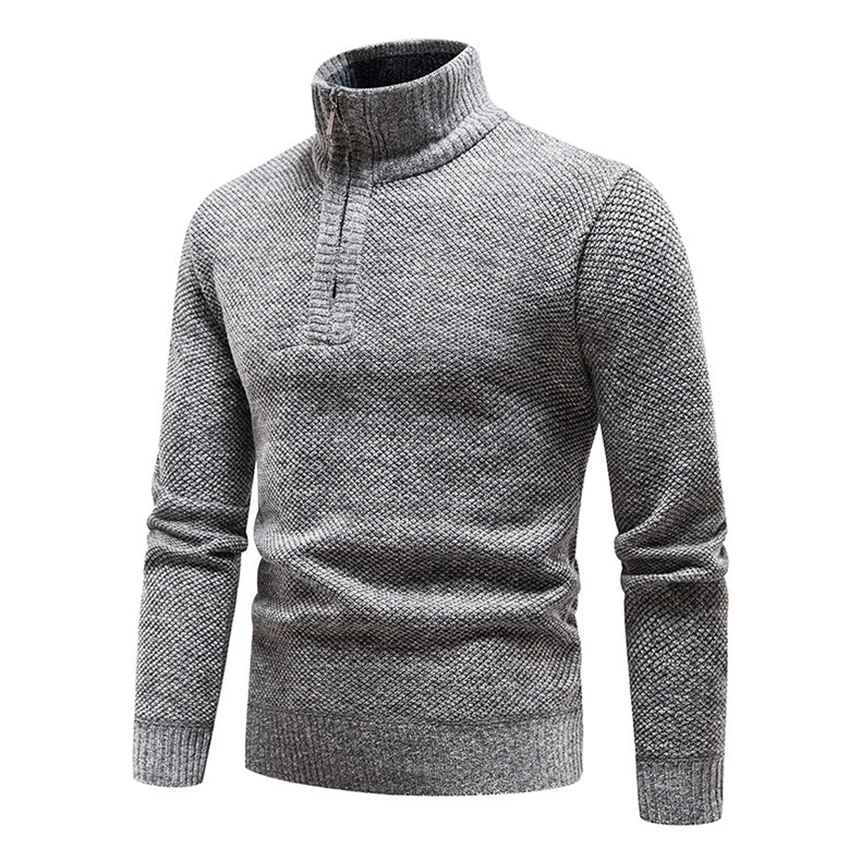 Premium Moderne half-Zip Heren Trui - Leandro