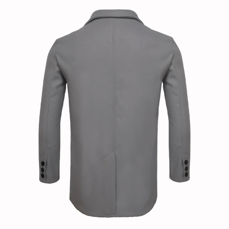 Vetusta - Getailleerde Lange Dames Blazer met Reverskraag en Dubbele Knopen