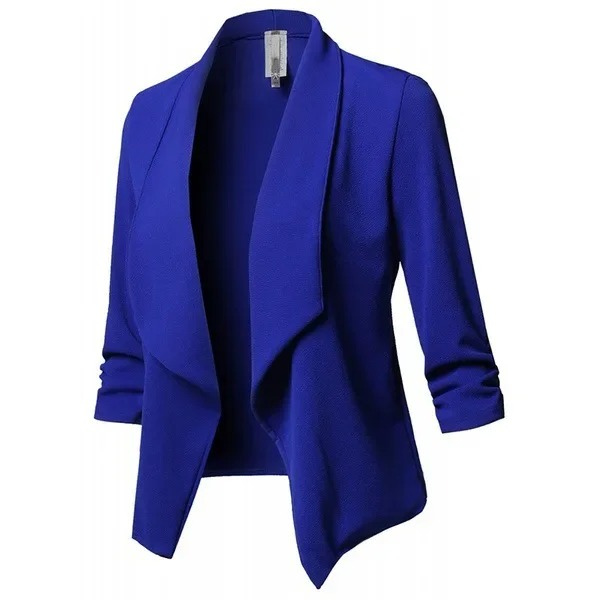 Chiquee - Casual Dames Blazer Met Waterfall Design - Comfortabel en Stijlvol