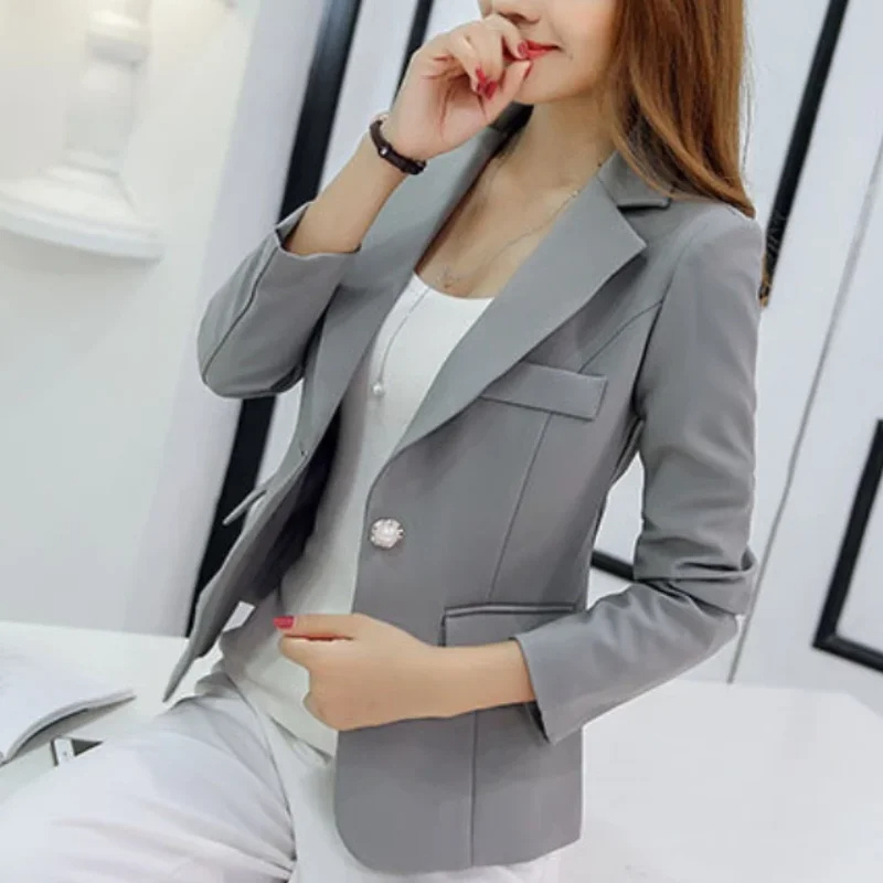 Belleza - Stijlvolle Dames Blazer Met Lange Mouwen - Ideaal Voor Werk