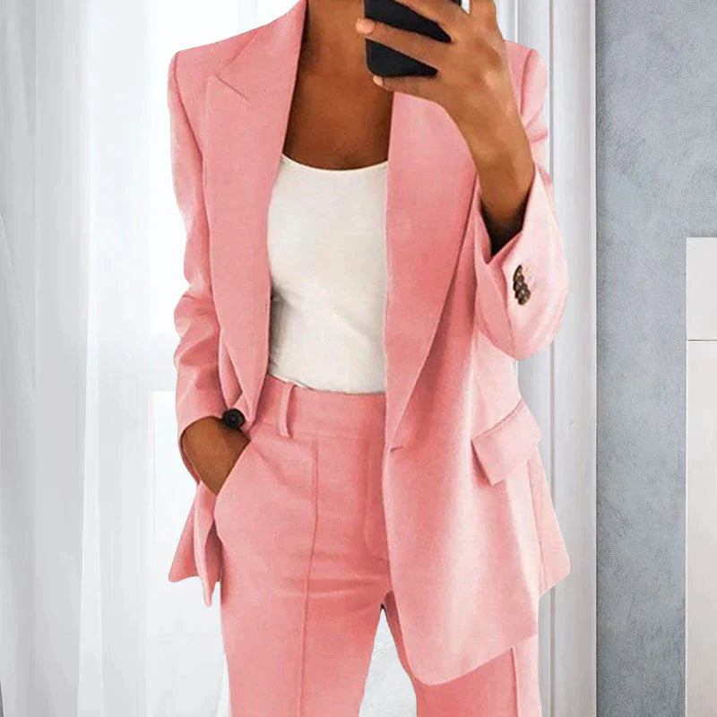 Chaveli - Elegante 2-Delige Set Blazer & Broek