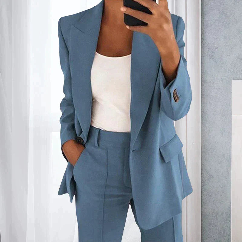 Chaveli - Elegante 2-Delige Set Blazer & Broek