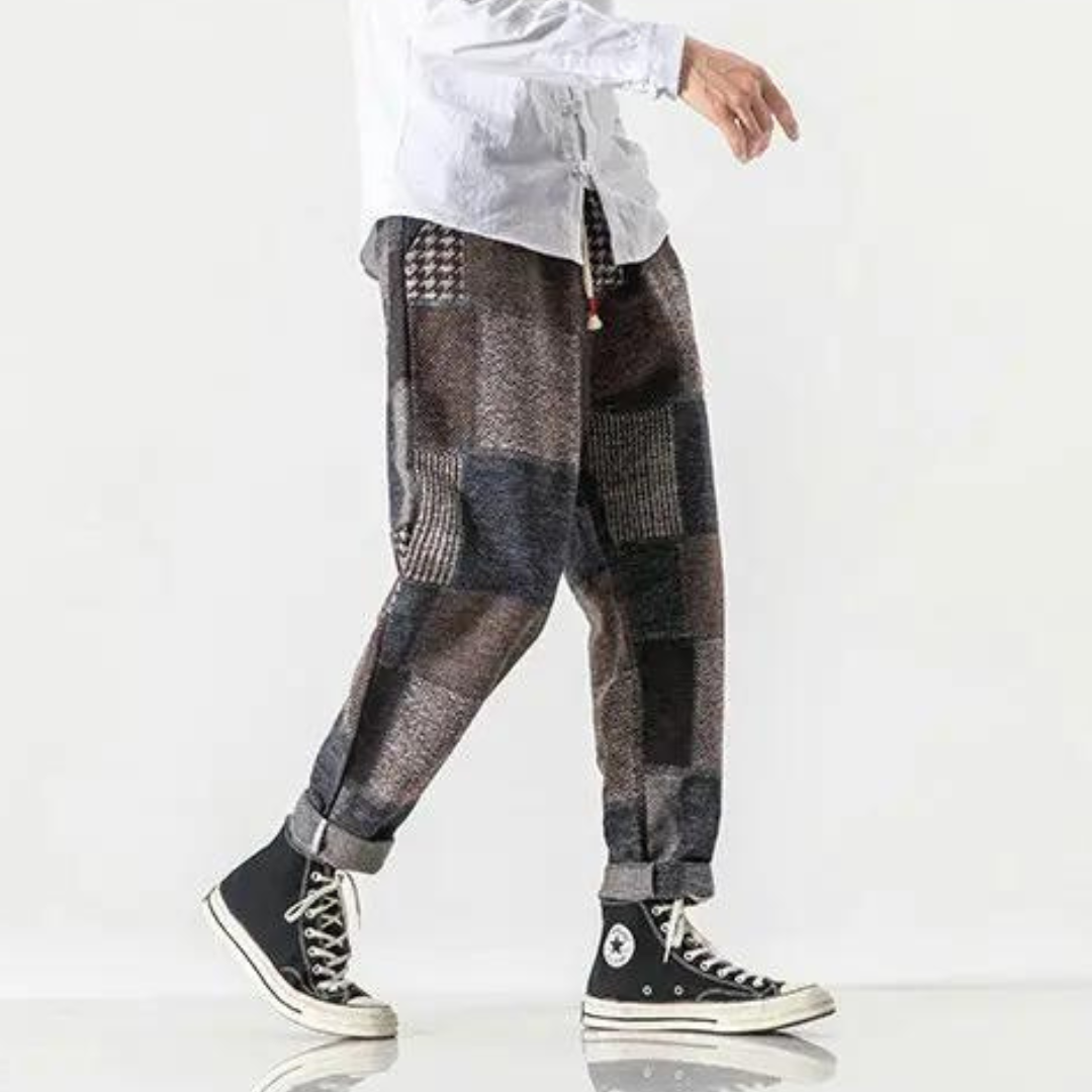 Patchwork joggingbroek