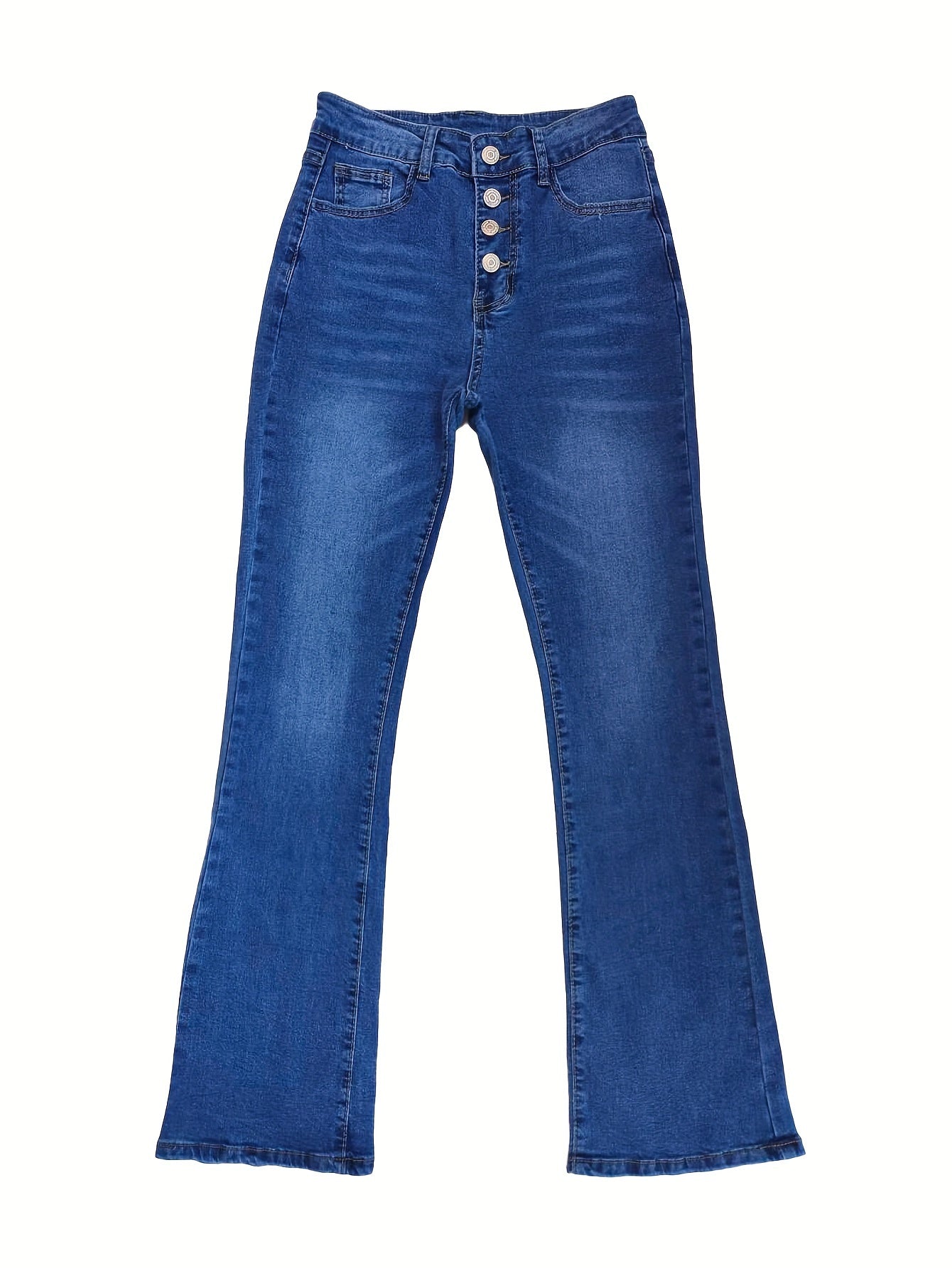 Lotte | High-waisted katoenblend jeans met relaxed fit