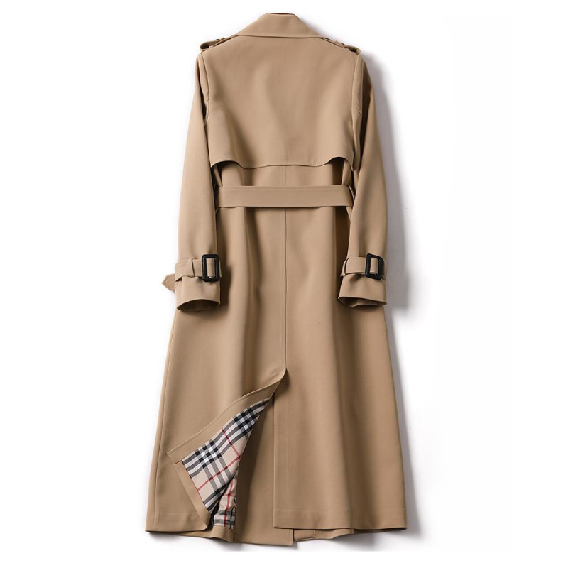 Coatify -  Klassieke Lange Trenchcoat voor Vrouwen - Stijlvolle Trenchcoat Dames