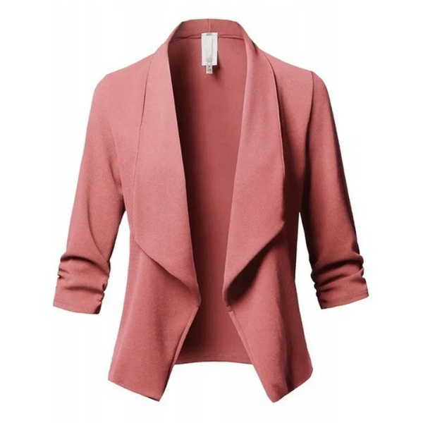 Chiquee - Casual Dames Blazer Met Waterfall Design - Comfortabel en Stijlvol