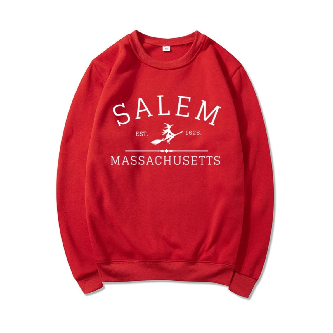 Blijves - Comfortabele Grafische Sweatshirt Met Salem Print – Dames Trui