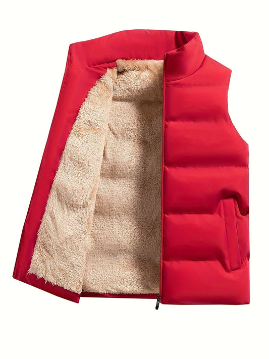 Lars | Warme fleece wintervest heren