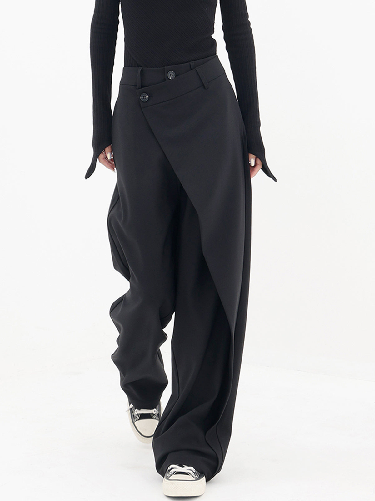 Asymmetrische Wijde Broek Dames