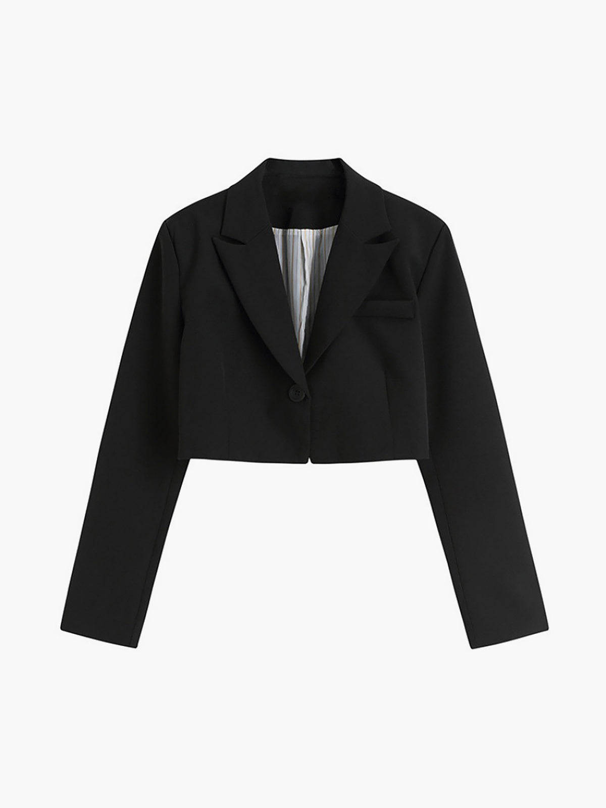 Casual Cropped Blazer Dames