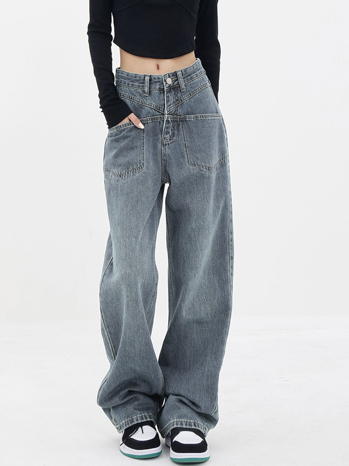 Wijde Boyfriend Jeans Dames