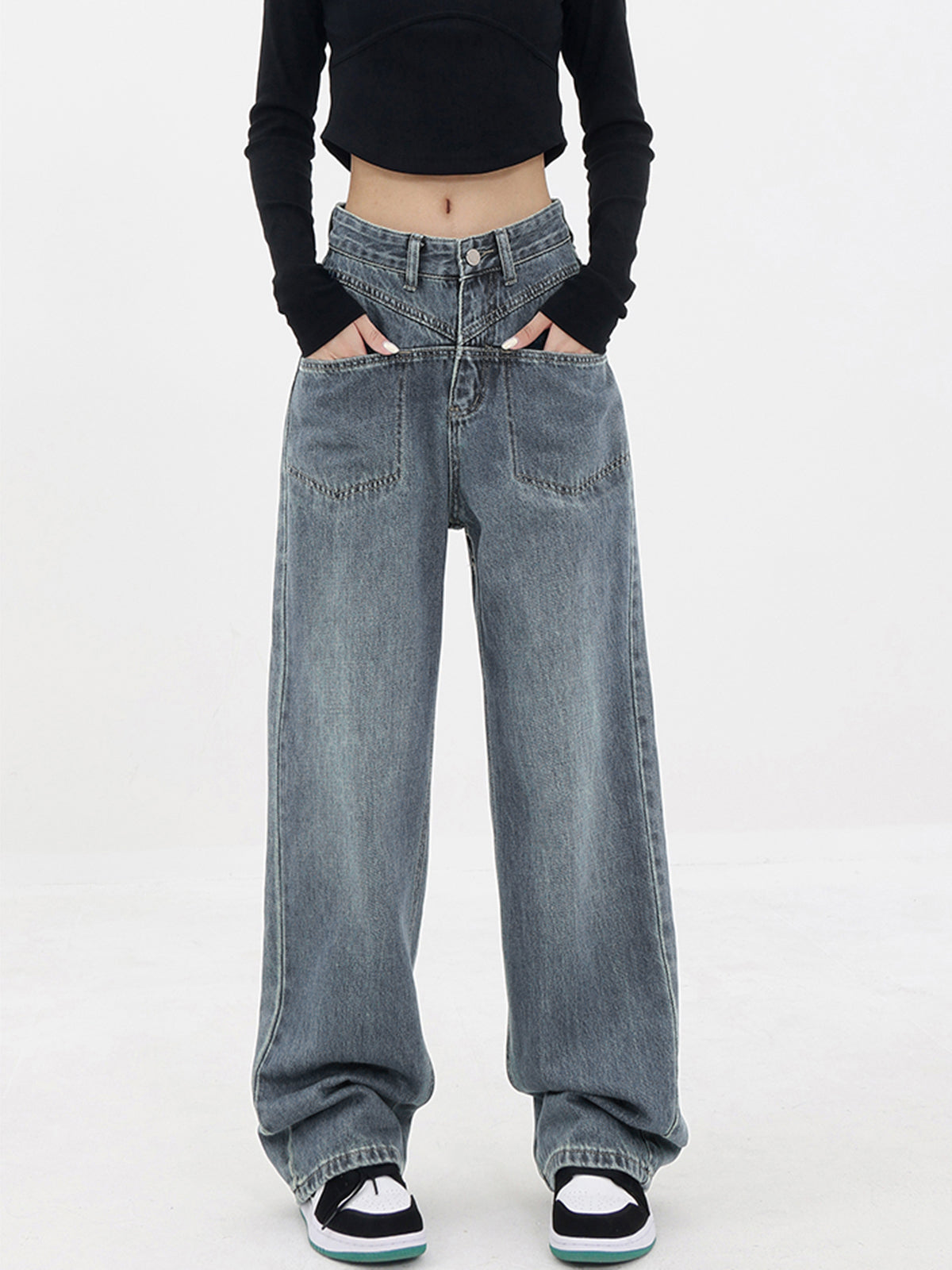 Wijde Boyfriend Jeans Dames