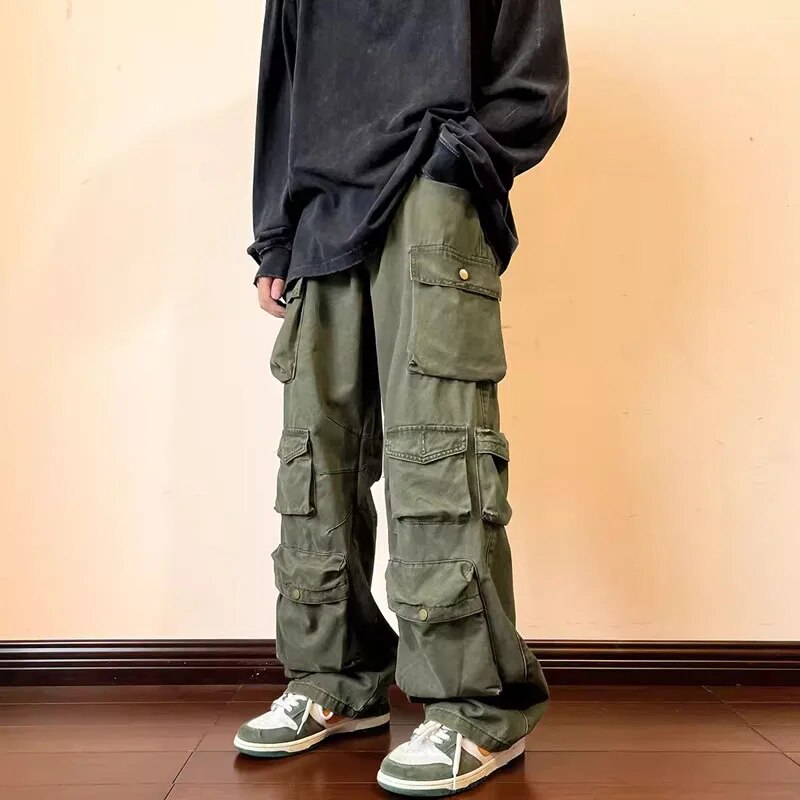 Marlon - Vintage Cargo Broek in Harajuku-stijl