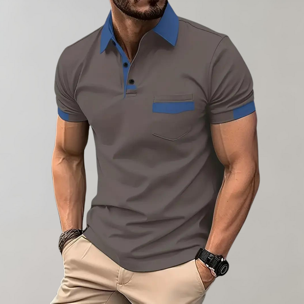 Casual Slim Fit Polo Shirt Mannen